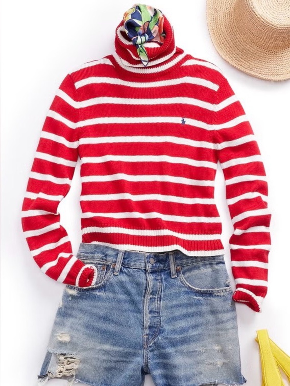 Polo Ralph Lauren Cropped Turtle Neck